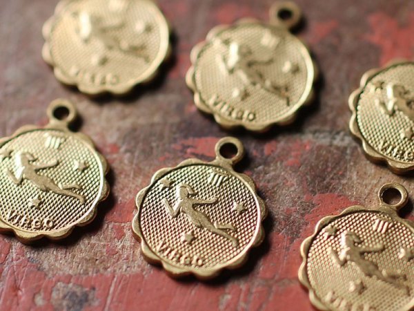 画像3: 在庫限り★星座のチャーム【 Virgo　おとめ座　】2個 (3)