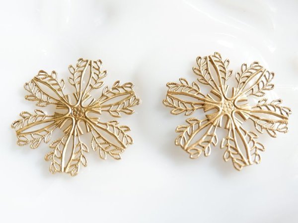 画像2: USA真鍮製　ミリアムハスケルと同じフィリグリー【A-４】　1枚 (2)