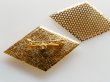 画像1: ジャパンヴィンテージ　シャワーブローチ金具【菱形ゴールド】1セット (1)